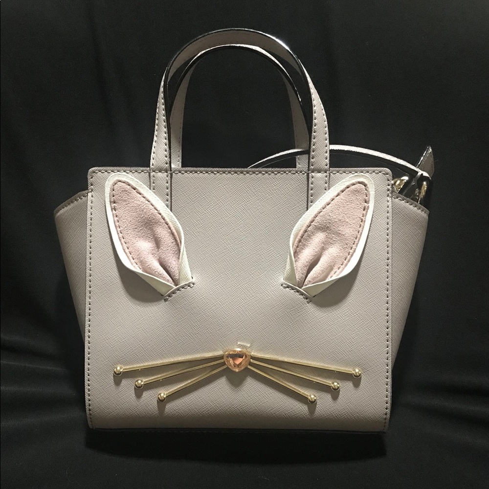NWT Kate Spade Hop To It Bunny Mini Hayden Bag